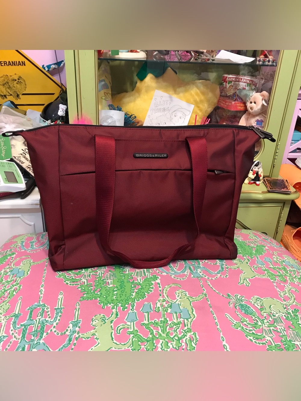Briggs & Riley Travelware Zip Top Tote Carryall Commuter Travel Bag TM201-12